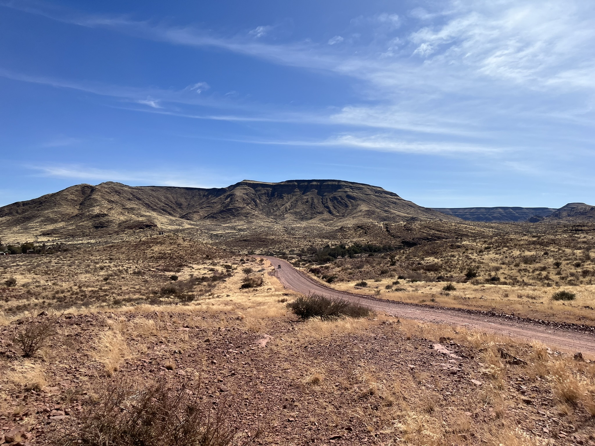 Rijden in Namibië